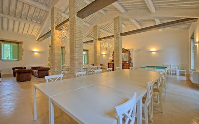 Villa Apollinare: Lunchroom, Woonkamer