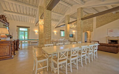 Villa Apollinare: Lunchroom, Woonkamer