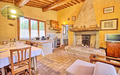 Casa Cipressi: Sala da pranzo, Soggiorno