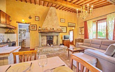 Casa Cipressi: Sala da pranzo, Soggiorno