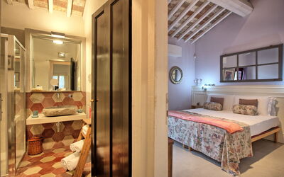 Villa Tenuta Lonciano: Bagno, Camera da letto