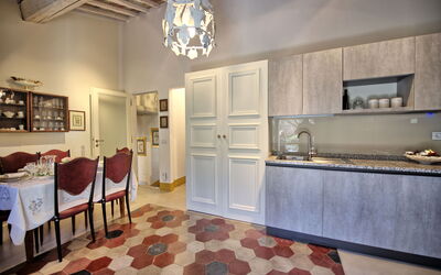 Villa Tenuta Lonciano: Cucina, Sala da pranzo