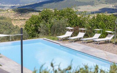 Villa Tenuta Lonciano: all'aperto, Piscina