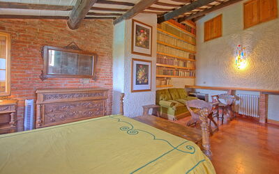 Villa Uccellaia: chambre à coucher