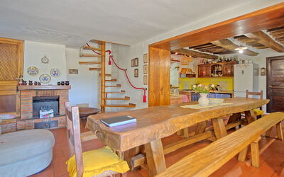 Casale San Martino: Cucina, Sala da pranzo, Soggiorno