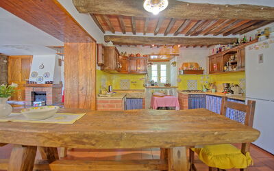 Casale San Martino: Cucina, Sala da pranzo