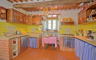 Casale San Martino: Cucina, Sala da pranzo