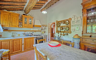 Casale San Martino: Cucina, Sala da pranzo