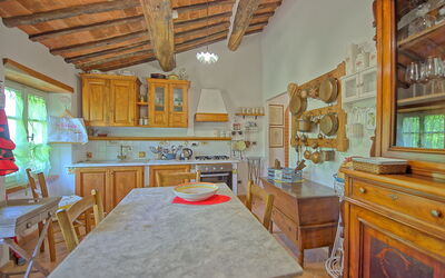 Casale San Martino: Cucina, Sala da pranzo