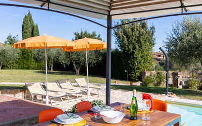 Villa Renina: Balcony / Terrace / Patio, Garden, Outdoor, Pool