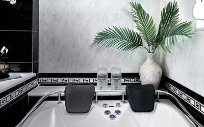 Villa Milon: Badkamer