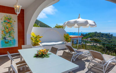 Villa Marianna: Balkon / terras / patio, Buitenkanten, Buitenshuis, Keer bekeken