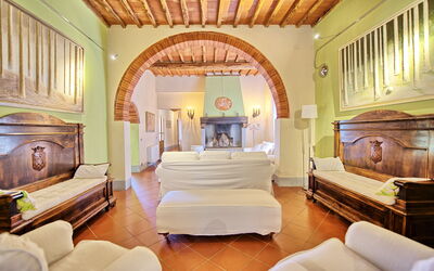 Villa Fabbri: Woonkamer