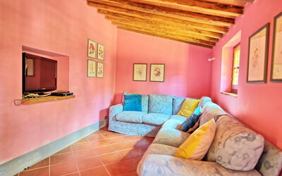 Villa Fabbri: Woonkamer