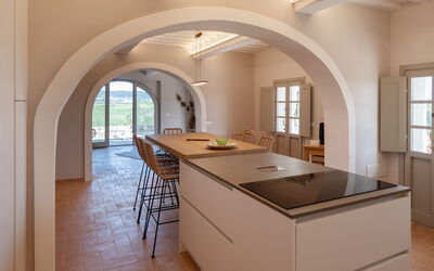 Villa Taylor: Details of the kitchen island