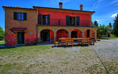 Villa Mario: Esterni, Giardino