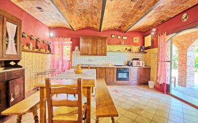 Villa Mario: Cucina, Sala da pranzo