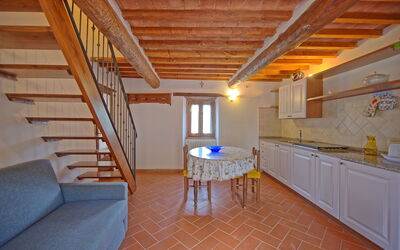 Borgo Veronica: Cucina, Sala da pranzo, Soggiorno