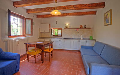 Borgo Veronica: Cucina, Sala da pranzo, Soggiorno