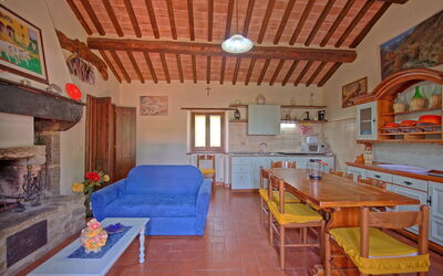 Borgo Veronica: Cucina, Sala da pranzo, Soggiorno