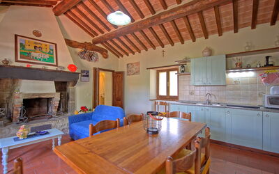 Borgo Veronica: Cucina, Sala da pranzo, Soggiorno