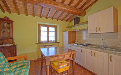 Borgo Veronica: Cucina, Sala da pranzo, Soggiorno