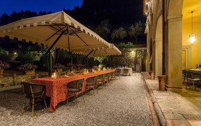 Villa Danielle: Balkon / terras / patio, Buitenkanten, Buitenshuis