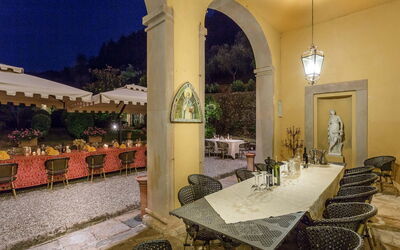 Villa Danielle: Balkon / terras / patio, Buitenkanten, Buitenshuis