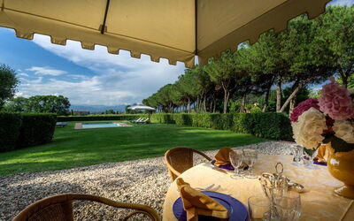 Villa Trillo: Giardino, Vista Panoramica