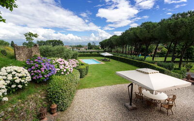 Villa Trillo: Giardino, Vista Panoramica