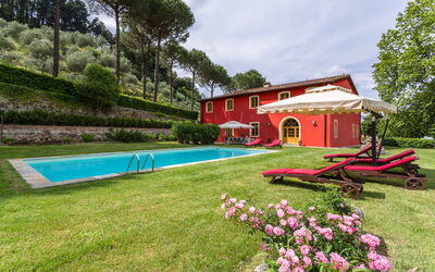 Villa Rubrum: bassin, Extérieur, Extérieurs, Jardin