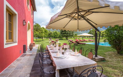 Villa Rubrum: Extérieur, Jardin