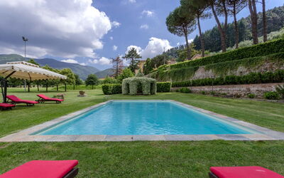 Villa Rubrum: bassin, Extérieur, Jardin