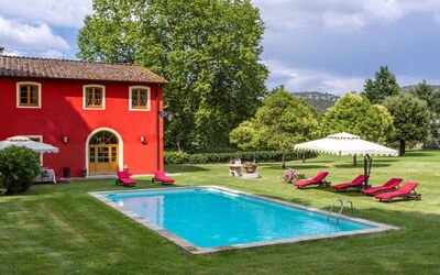 Villa Rubrum: bassin, Extérieur, Extérieurs, Jardin