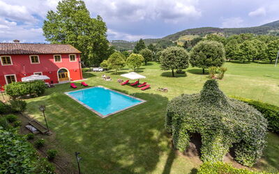 Villa Rubrum: bassin, Extérieur, Extérieurs, Jardin