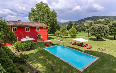 Villa Rubrum: bassin, Extérieur, Extérieurs, Jardin, Principale