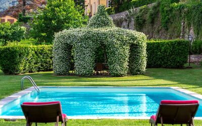 Villa Rubrum: bassin, Extérieur, Jardin