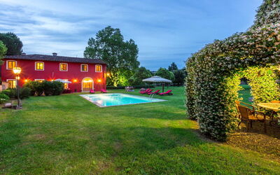 Villa Rubrum: bassin, Extérieur, Extérieurs, Jardin