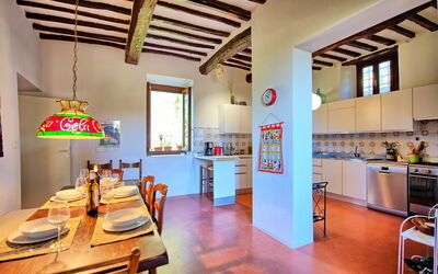 Villa Ulivacci: Cucina, Sala da pranzo