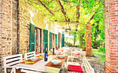 Villa Ulivacci: all'aperto