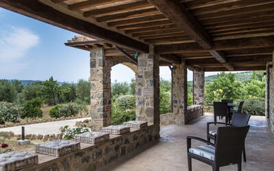 Villa Chiugi: Balcon / Terrasse / Patio