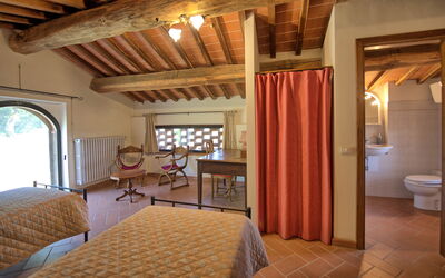 Querciolaia: chambre à coucher