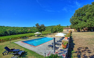 Casavecchia: bassin, Été, Extérieur, Jardin