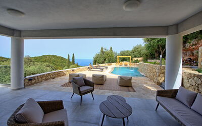 Villa Prokimea: Buitenshuis, Keer bekeken, zwembad