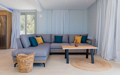 Villa Prokimea: Woonkamer