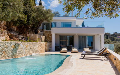 Villa Prokimea: Buitenkanten, Buitenshuis, zwembad