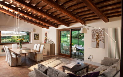 Casale Porano: Dining Room, Living Room