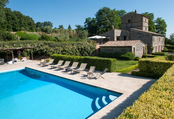 Casale Porano: Building Exterior, Garden, Pool