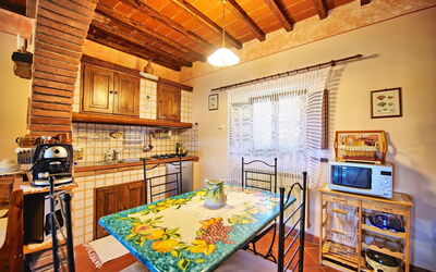 Villa Margherita Uno: Dining Room, Kitchen, Living Room