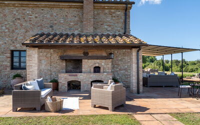 Villa Rinaldi: Balcony / Terrace / Patio, Building Exterior, Garden, Outdoor